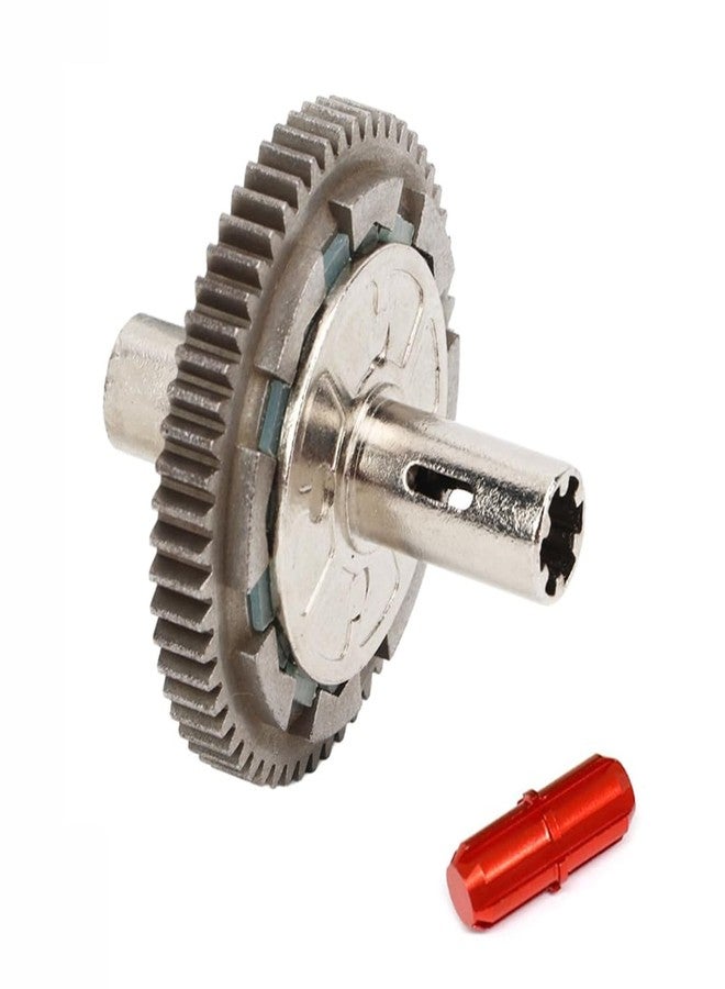 UURCSKY ترس قابض انزلاقي فولاذي 57T 0.8Mod ARA310949 لسيارات Arrma Senton Granite Vorteks Big Rock 3S بمقياس 1/10 و Typhon 3S بمقياس 1/8 (أحمر) - Image 1